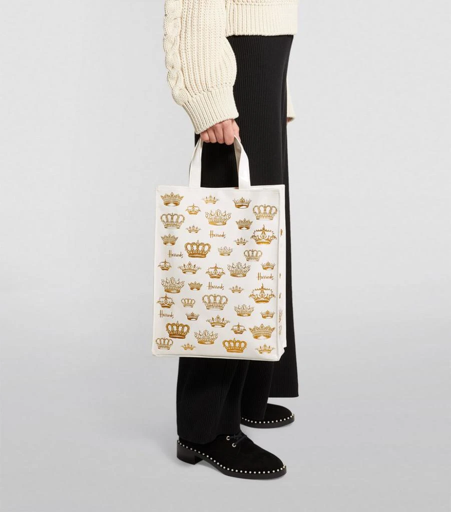 商品Harrods|Medium Crowns Shopper Bag,价格¥393,第5��张图片详细描述