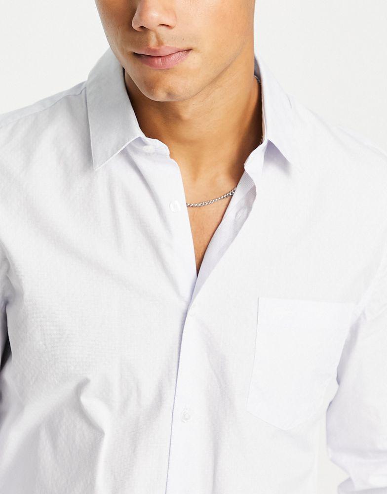商品Lacoste|Lacoste long sleeve shirt in white,价格¥802,第4张图片详细描述