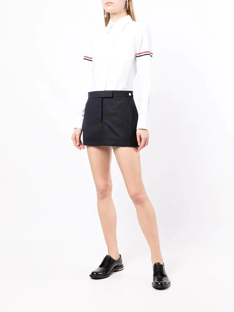 商品Thom Browne|THOM BROWNE RWB-stripe shirt dress,价格¥6804,第2张图片详细描述