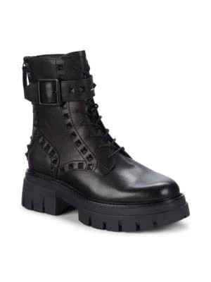 商品Ash|Lucas Studded Leather Combat Boots,价格¥667,第2张图片详细描述