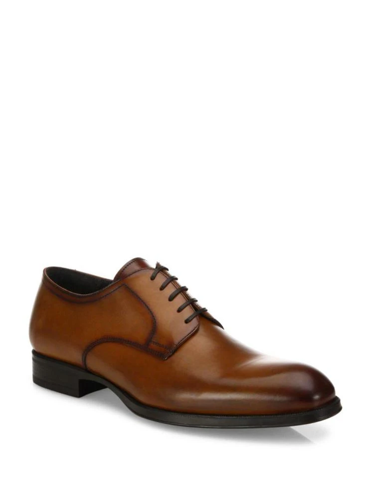 商品To Boot New York|Burnished Toe Leather Oxfords,价格¥2983,第1张图片