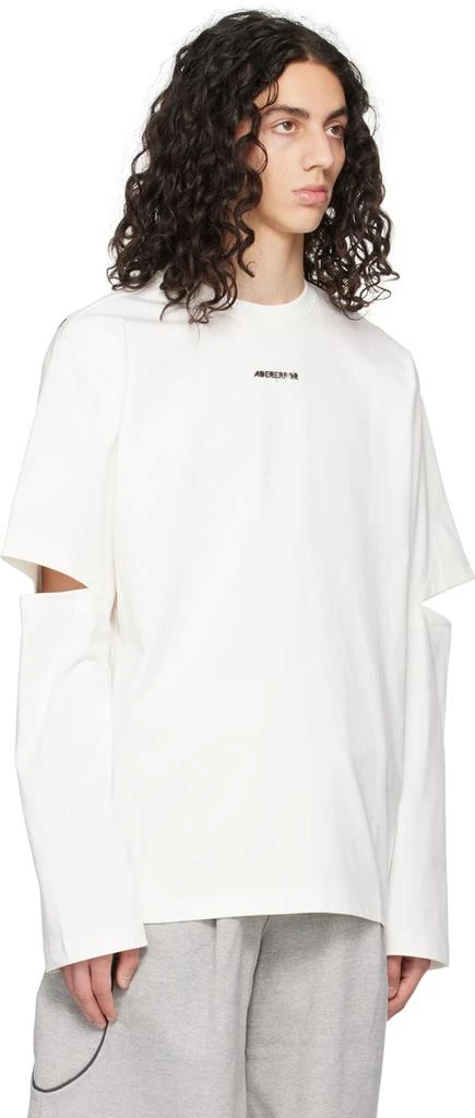 商品ADER error|White Cutout Long Sleeve T-Shirt,价格¥1421,第2张图片详细描述