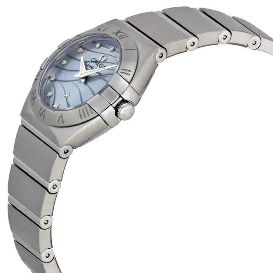商品Omega|Constellation Blue Mother of Pearl Dial Ladies Watch 123.10.24.60.57.001,价格¥20187,第2张图片详细描述