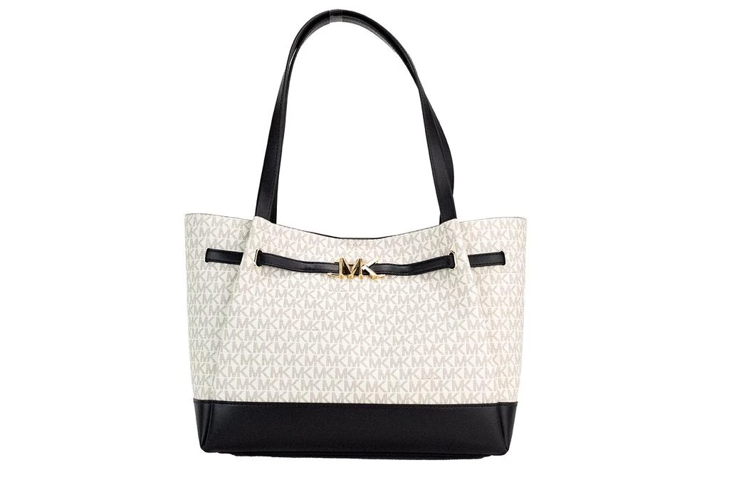 商品Michael Kors|Michael Kors Reed Large ivory  Signature PVC Belted Tote Bag Women's Purse,价格¥2672,第2张图片详细描述