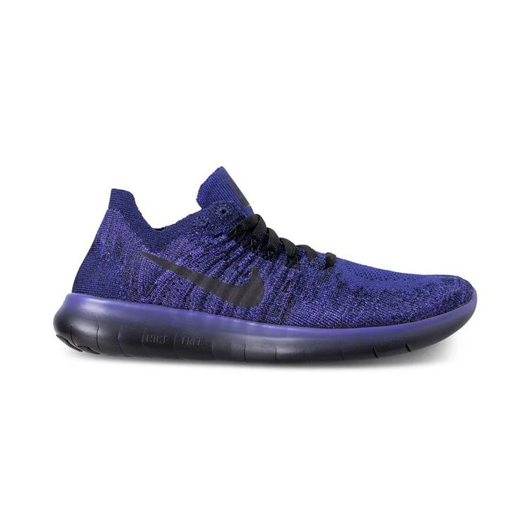 商品NIKE|Big Boys' Free Run Flyknit 2017 Running Sneakers from Finish Line,价格¥223,第2张图片详细描述