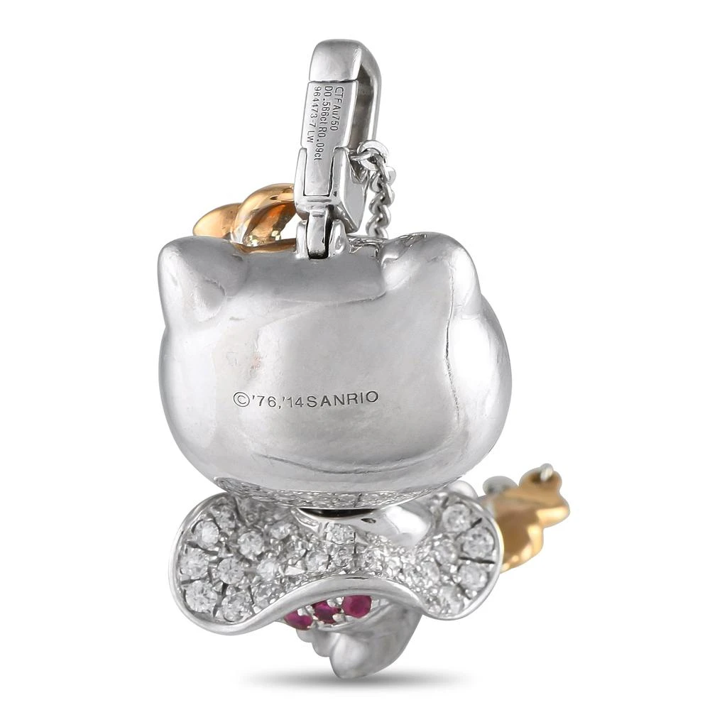 商品[二手商品] Sanrio|Hello Kitty 18K White and Rose Gold 0.57ct Diamond Pendant Necklace SN23-052825,价格¥22835,第4张图片详细描述