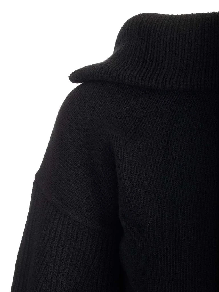 商品Alexander McQueen|Alexander McQueen Zip-Up Turtleneck Knitted Jumper,价格¥7800-¥8651,第4张图片详细描述