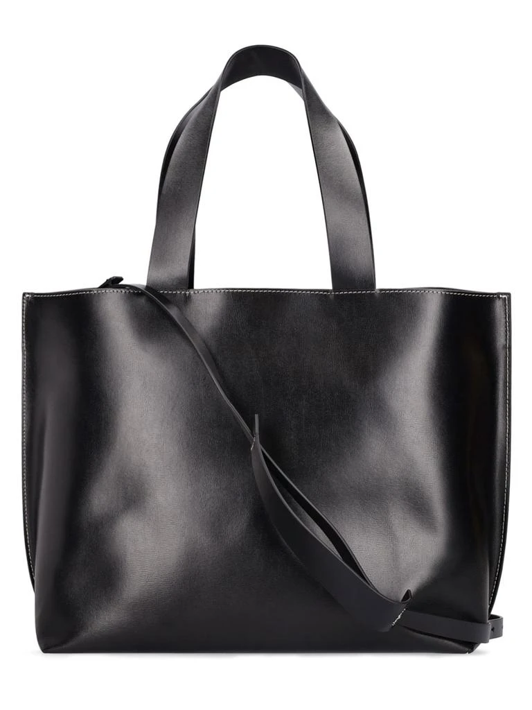 商品Ganni|Banner East West Leather Tote,价格¥3030,第5张图片详细描述