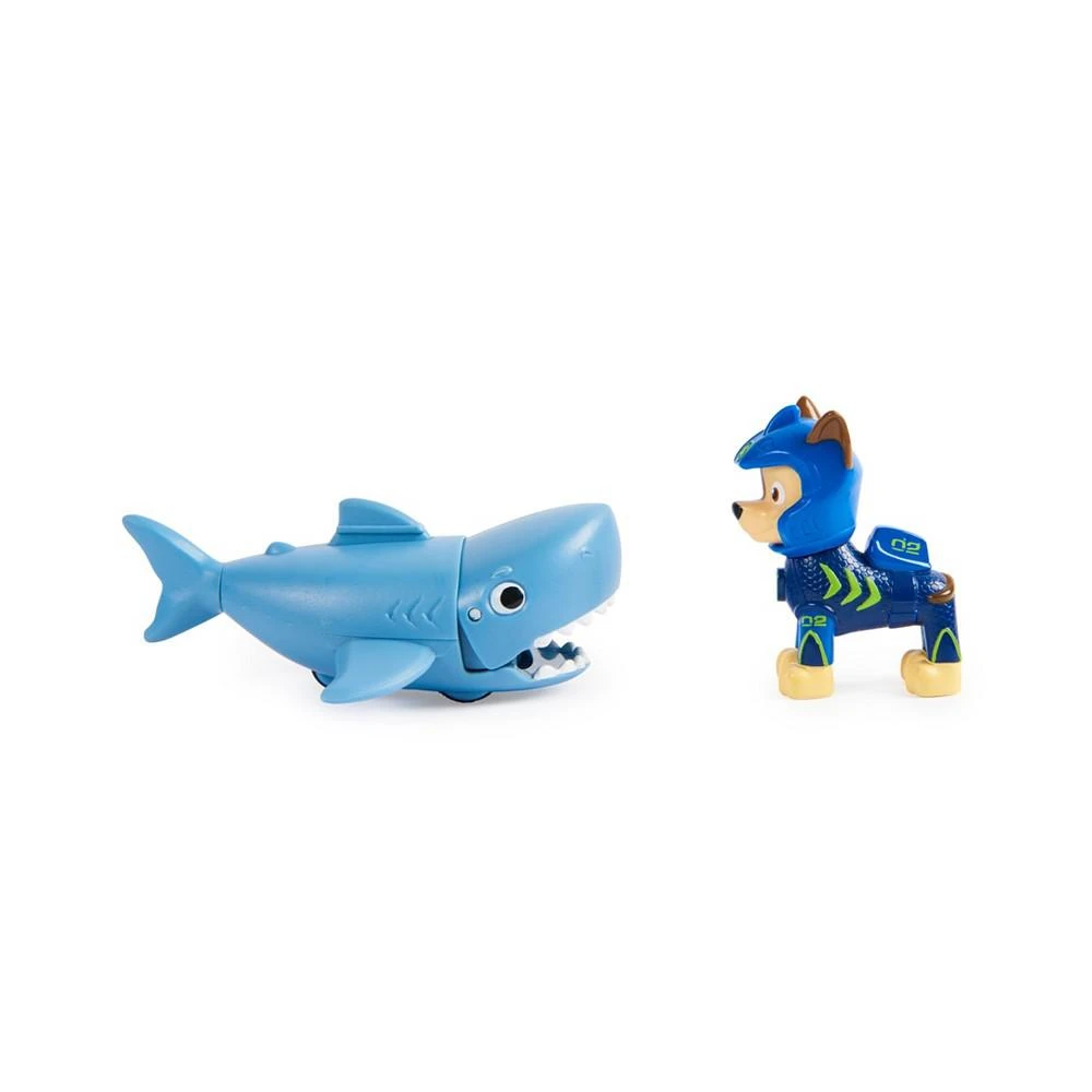 商品Paw Patrol|Aqua Pups Chase and Shark Action Figures Set,价格¥60,第3张图片详细描述