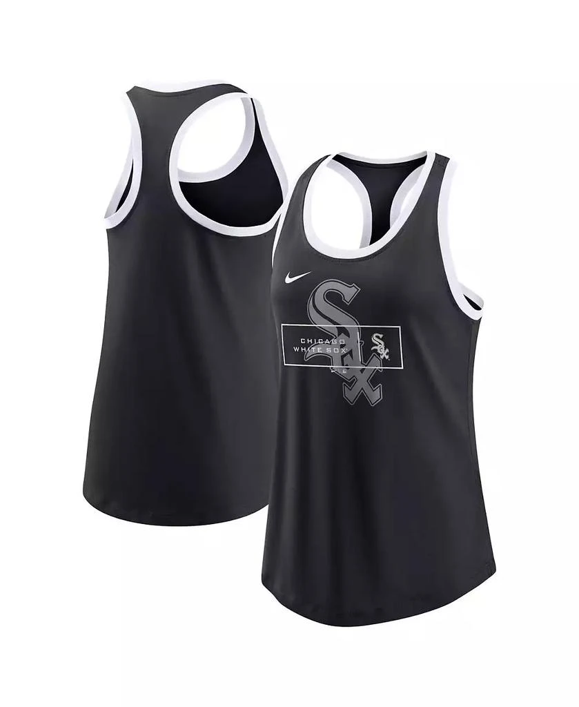 商品NIKE|Women's Black Chicago White Sox X-Ray Racerback Performance Tank Top,价格¥214,第1张图片