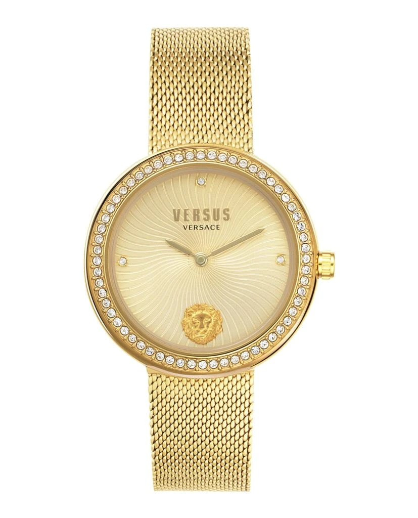商品Versus Versace|范瑟丝金色扭索纹表盘女士腕表,价格¥750,第1张图片