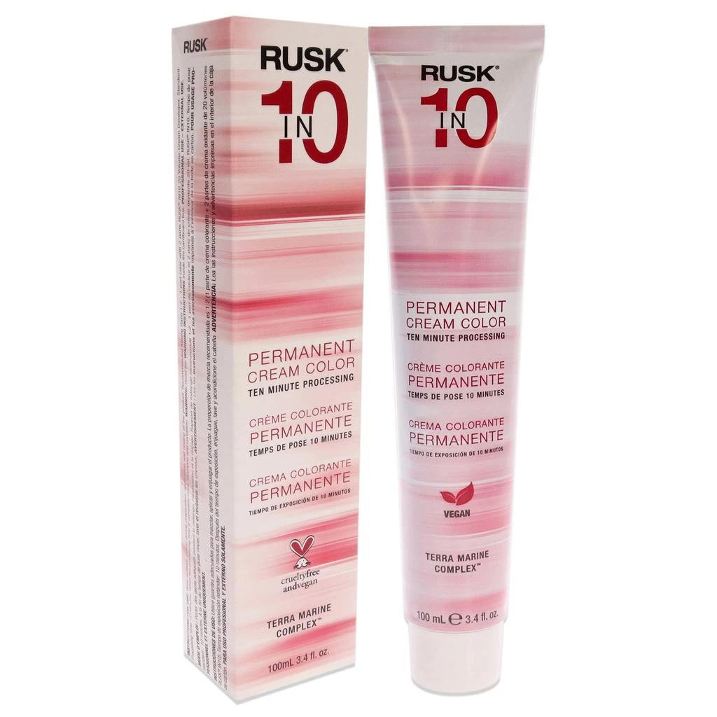 商品Rusk|Permanent Cream Color In10 - 10S Ultra-Light Sand Blonde by Rusk for Unisex - 3.4 oz Hair Color,价格¥134,第3张图片详细描述