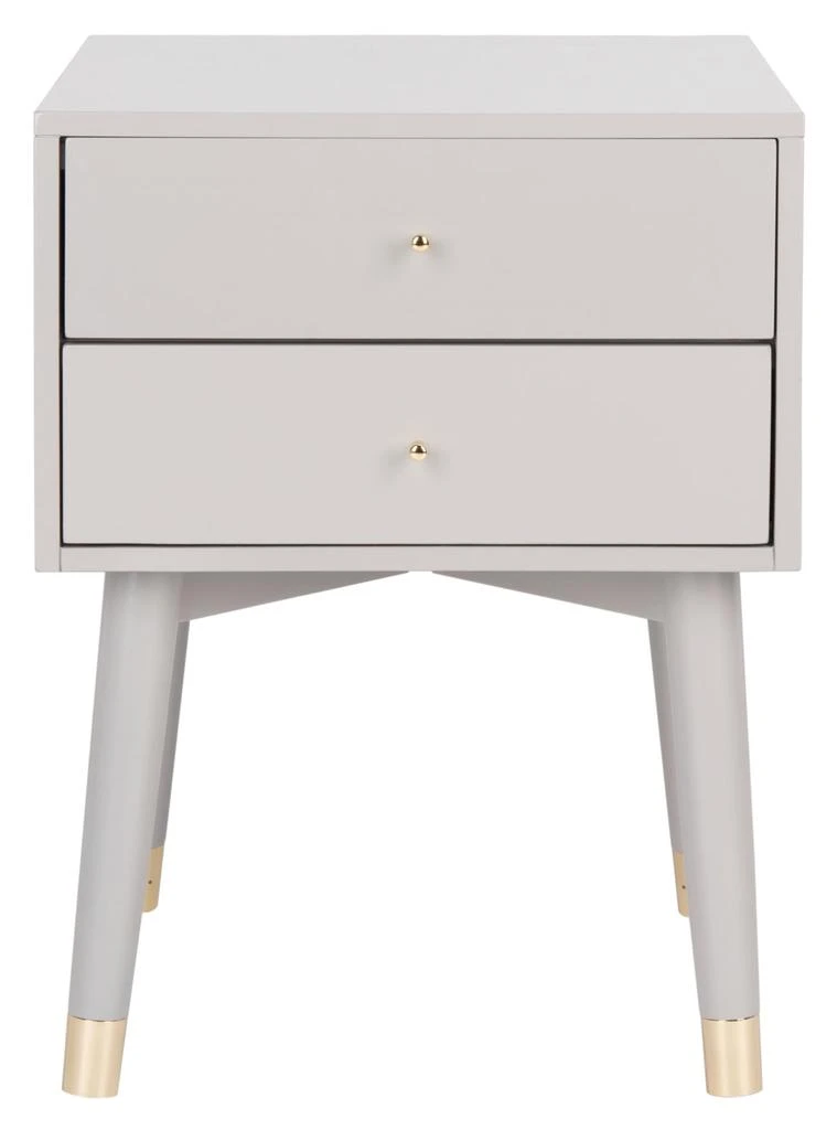 商品Safavieh|Lyla Mid Century Retro Silver Cap Nightstand,价格¥1560,第2张图片详细描述