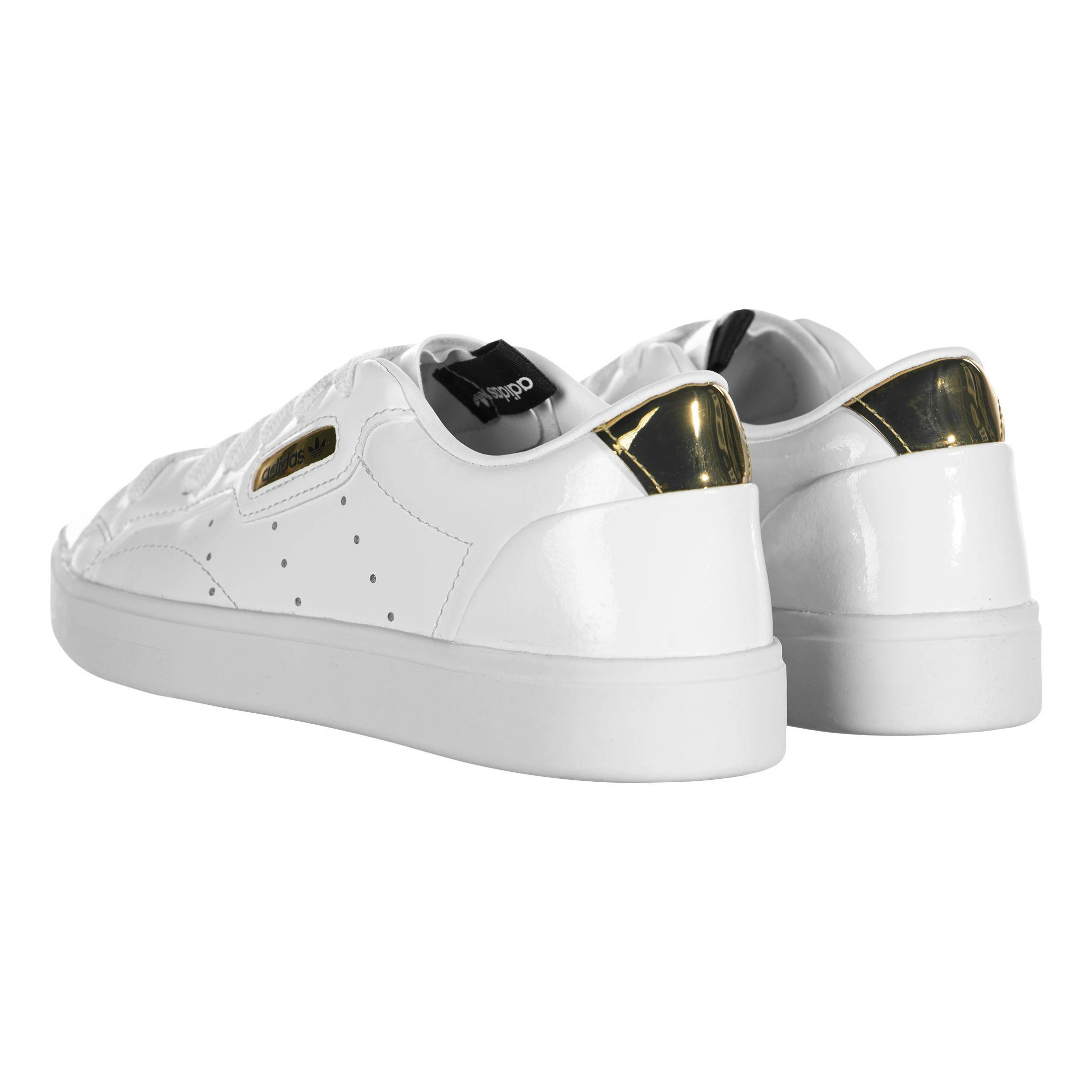 商品Adidas|美国直邮adidas阿迪达斯SleekW三叶草复古休闲板鞋fv3395金标,价格¥540,第5张图片详细描述