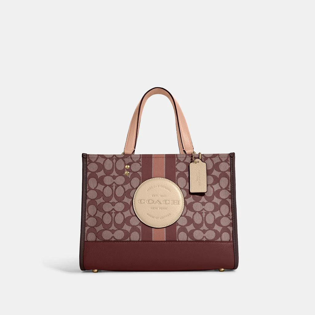 商品Coach|Dempsey Carryall In Signature Jacquard With Stripe And Coach Patch,价格¥1735,第1张图片详细描述