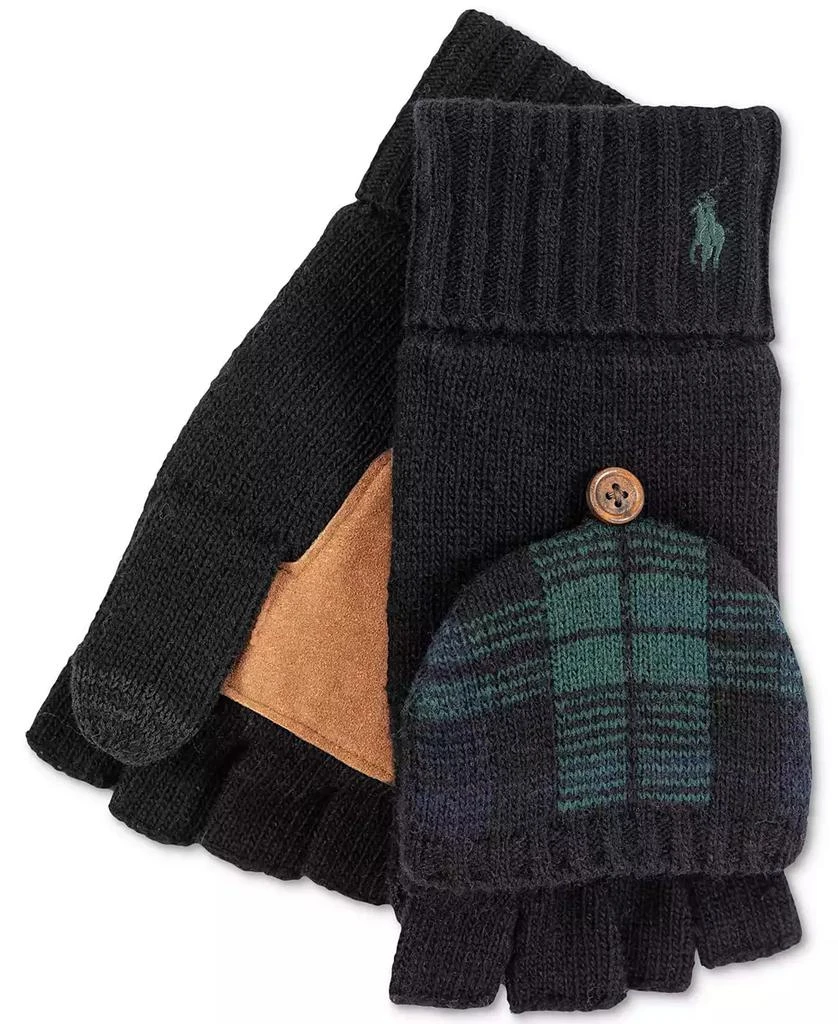 商品Ralph Lauren|Men's Tartan Mitt Convertible Gloves,价格¥507,第1张图片