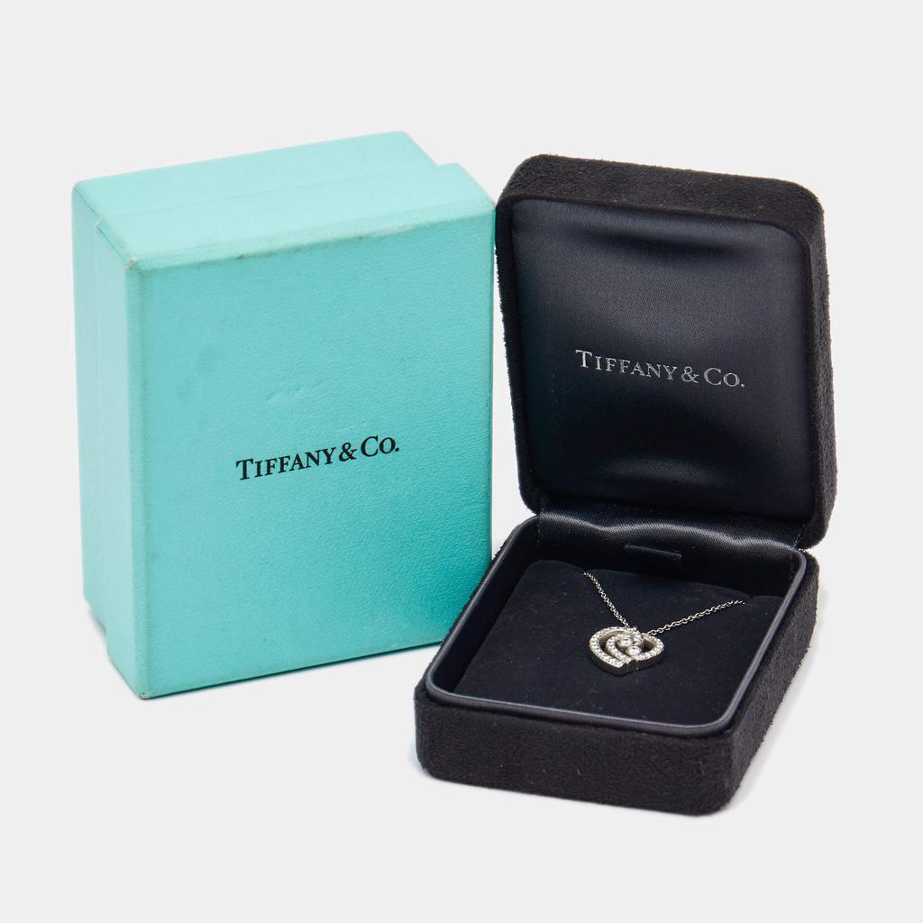 Tiffany & Co. Enchant Heart Diamond Platinum Pendant Necklace商品第6张图片规格展示