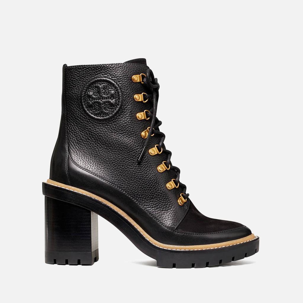 商品Tory Burch|Tory Burch Miller Leather Heeled Ankle Boots,价格¥3732,第1张图片