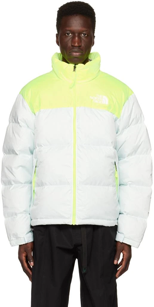 商品The North Face|Blue & Yellow 1996 Retro Nuptse Down Jacket,价格¥1173,第1张图片