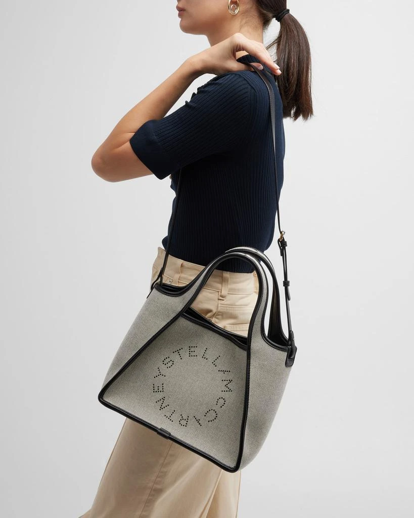 商品Stella McCartney|Salt & Pepper Logo Canvas Crossbody Bag,价格¥4612,第4张图片详细描述