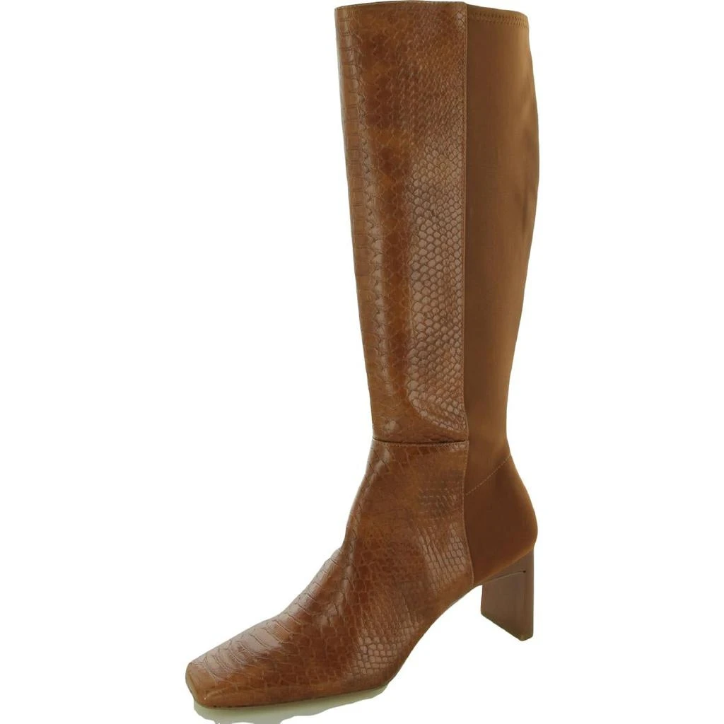 商品Sam Edelman|Circus by Sam Edelman Womens Tati Faux Leather Square Toe Knee-High Boots,价格¥334,第1张图片