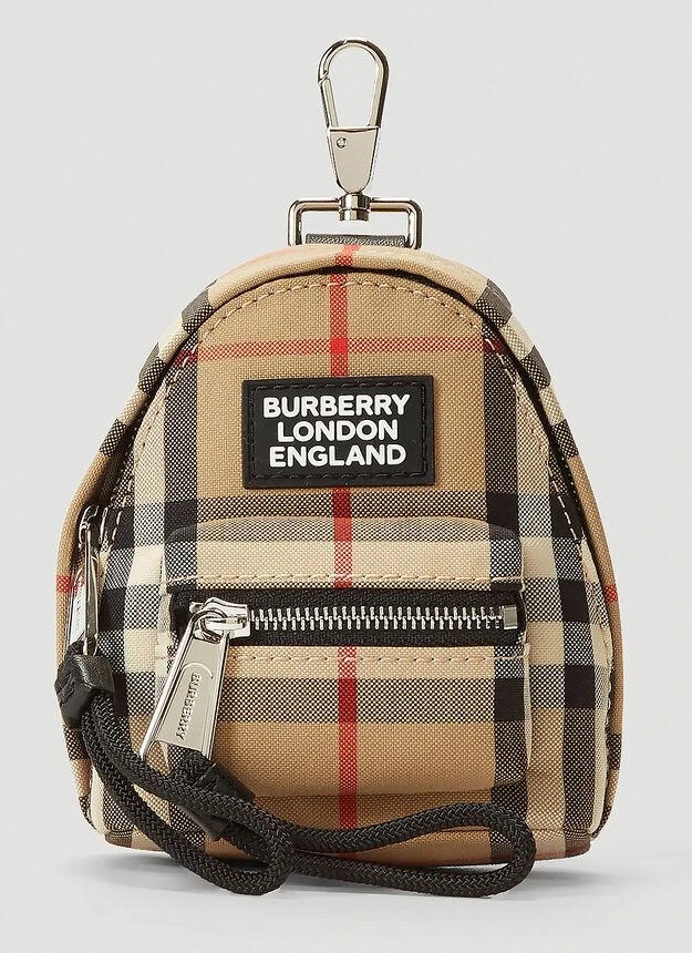 商品Burberry|Backpack Keyring Charm in Beige,价格¥2614,第1张图片