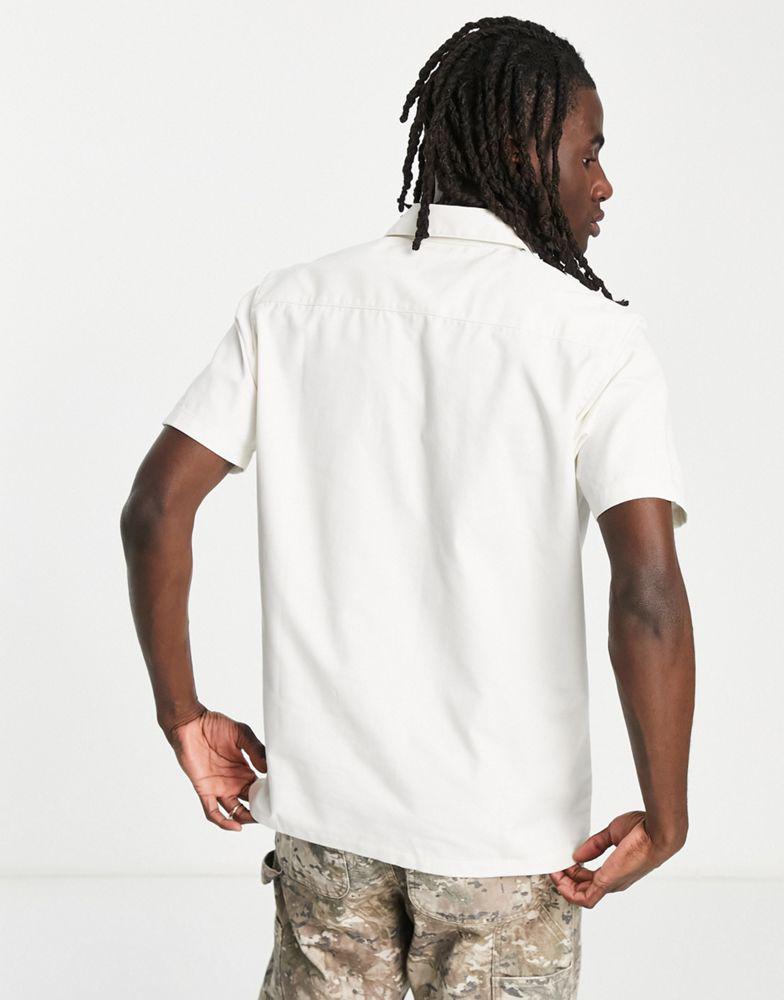 Carhartt WIP master short sleeve shirt in off white商品第2张图片规格展示