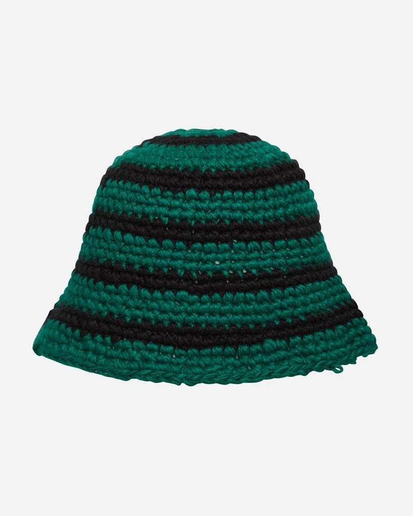 商品STUSSY|Swirl Knit Bucket Hat Forest,价格¥428,第5张图片详细描述