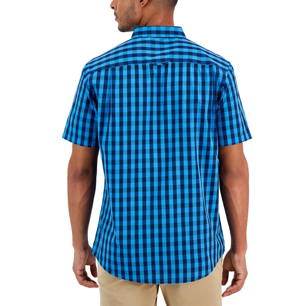 商品Club Room|Men's Short-Sleeve Plaid Shirt, Created for Macy's,价格¥77,第2张图片详细描述