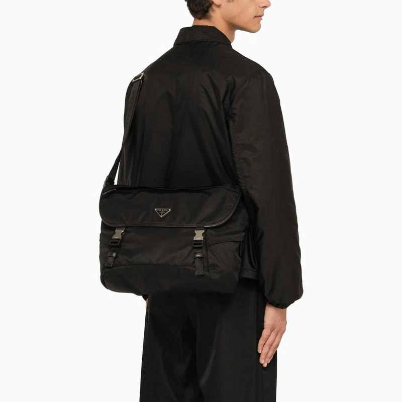 �商品Prada|Black Re-Nylon messenger bag,价格¥14584,第2张图片详细描述