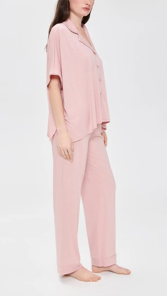 商品Flora Nikrooz|Solid Knit Caftan PJ Set,价格¥508,第3张图片详细描述