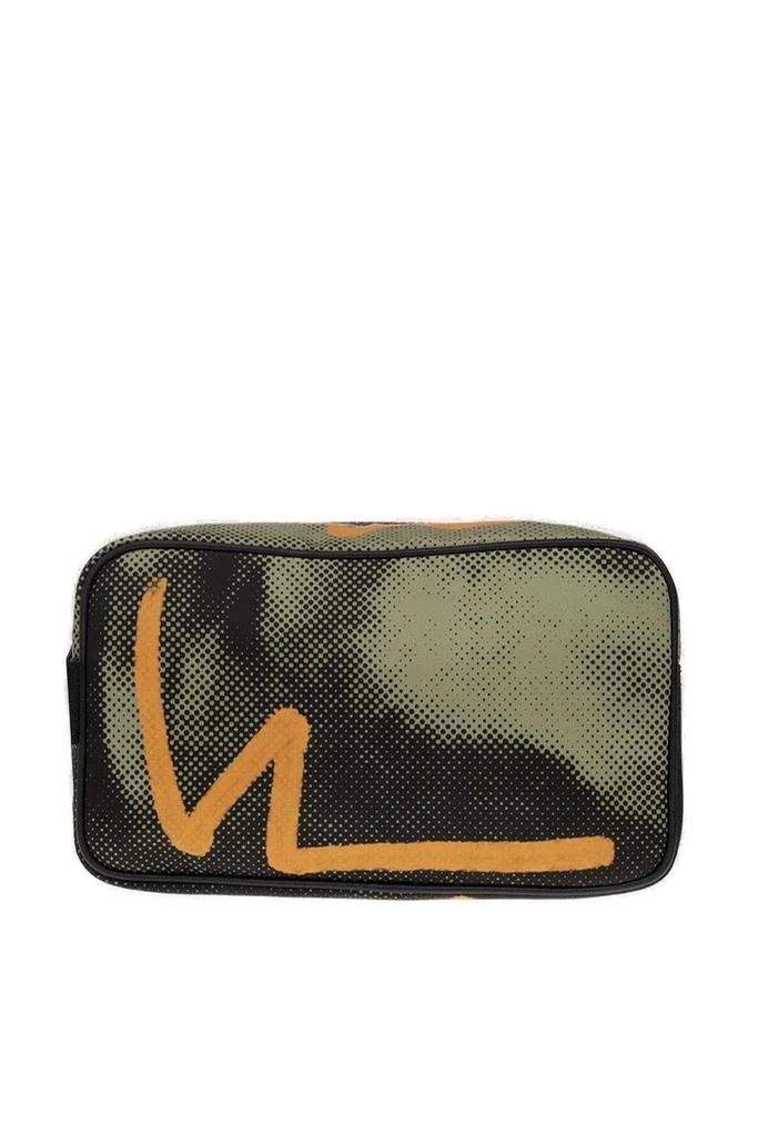 商品Moschino|Moschino Abstract-Printed Zipped Toiletry Bag,价格¥861,第2张图片详细描述