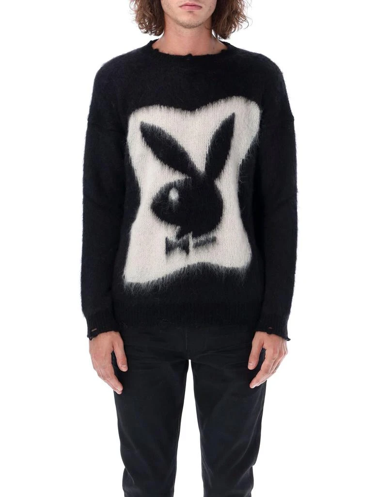 商品Yves Saint Laurent|Saint Laurent Playboy Long-Sleeved Sweater,价格¥7150,第1张图片