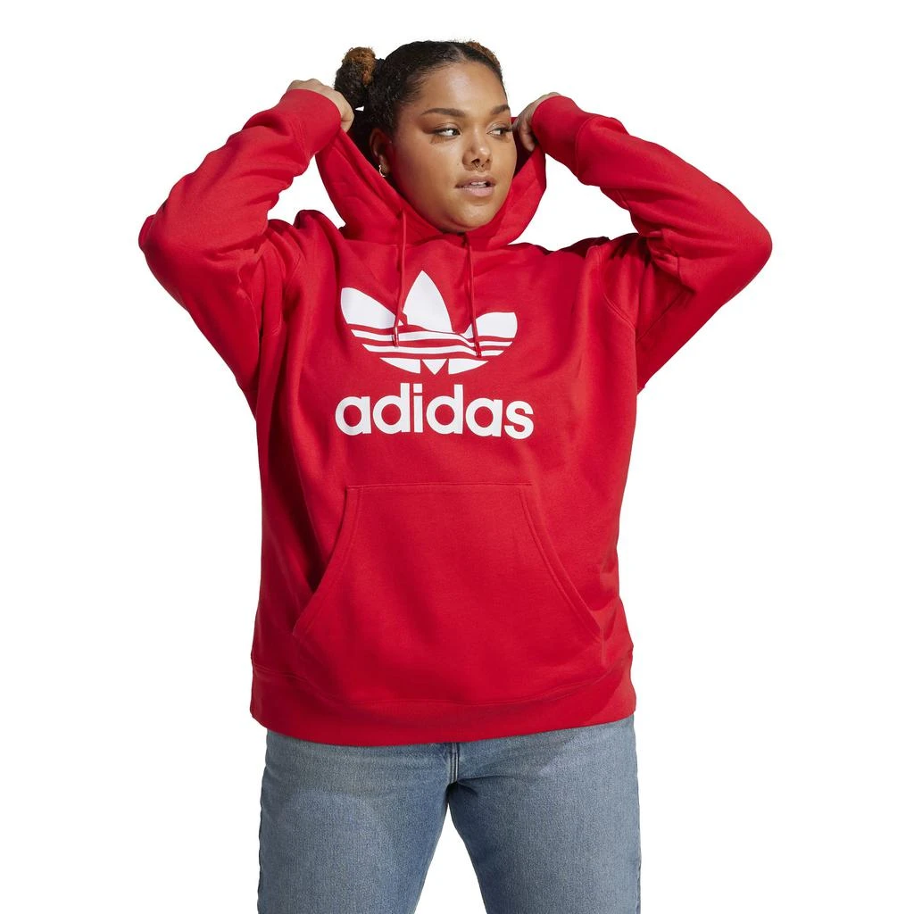 商品Adidas|Plus Size Trefoil Hoodie,价格¥312-¥321,第1张图片