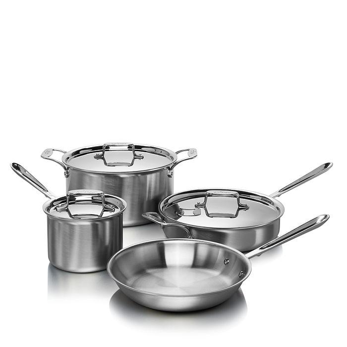 d5 Stainless Brushed 7-Piece Cookware Set - 100% Exclusive商品第2张图片规格展示
