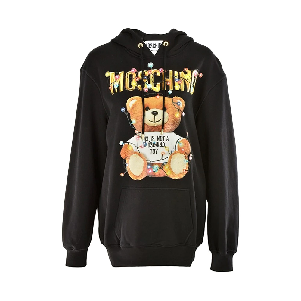 商品[国内直发] Moschino|MOSCHINO 女黑色女士卫衣/帽衫 3XA1799-4027-1555,价格¥2040,第1张图片