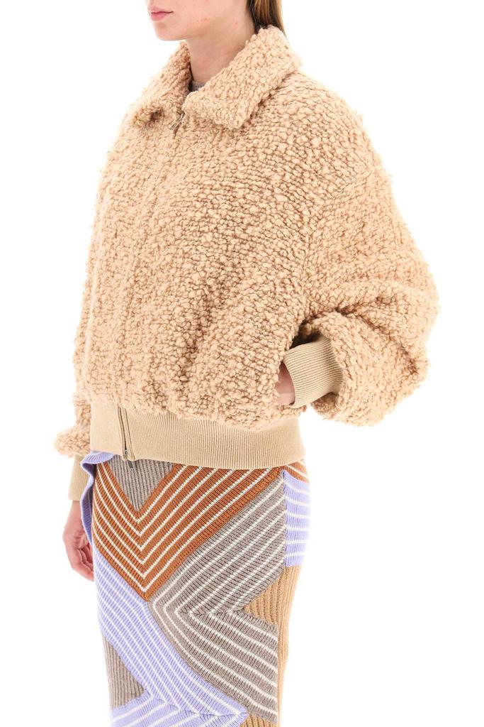 Stella McCartney Boucle Wool Bomber Jacket商品第4张图片规格展示