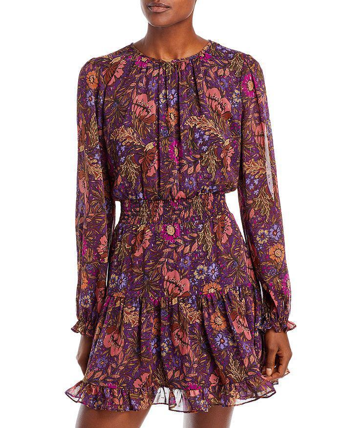 商品AQUA|Smocked Chiffon Dress - 100% Exclusive,价格¥493,第3张图片详细描述