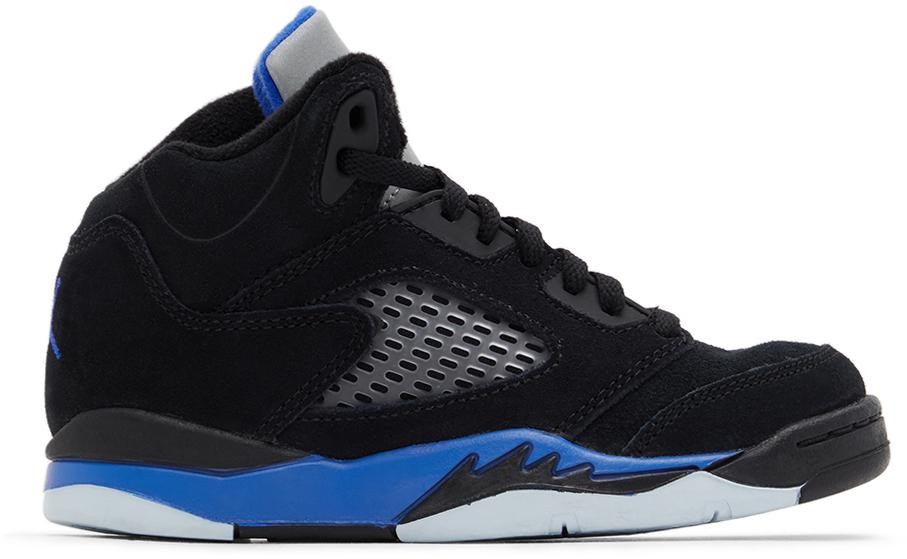 Kids Black Jordan 5 Retro PS Little Kids Sneakers商品第1张图片规格展示