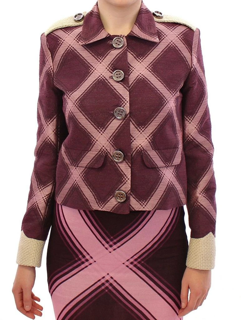 商品House of Holland|Check Trench Coat Blazer  Women's Jacket,价格¥2822,第1张图片