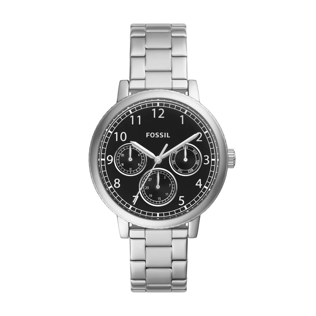 商品Fossil|Fossil Men's Airlift Multifunction, Stainless Steel Watch,价格¥407,第1张图片
