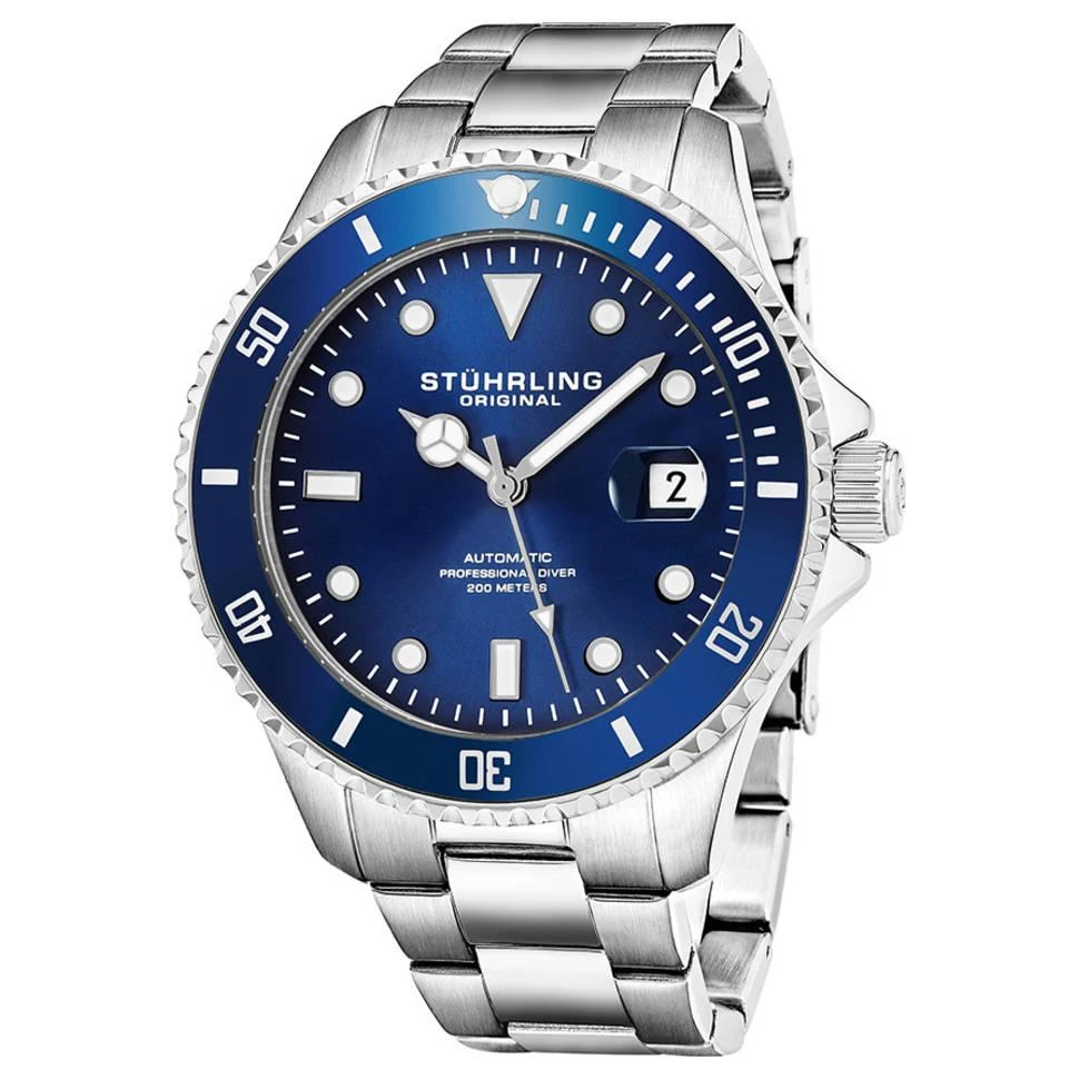 商品Stuhrling|Stuhrling Aquadiver Men's Automatic Watch,价格¥1468,第1张图片