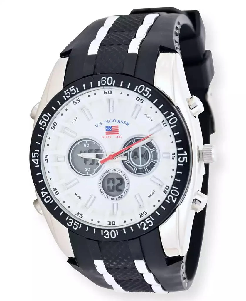 商品U.S. POLO ASSN.|U.S. Polo Association Men's Silver Strap Watch,价格¥449,第1张图片