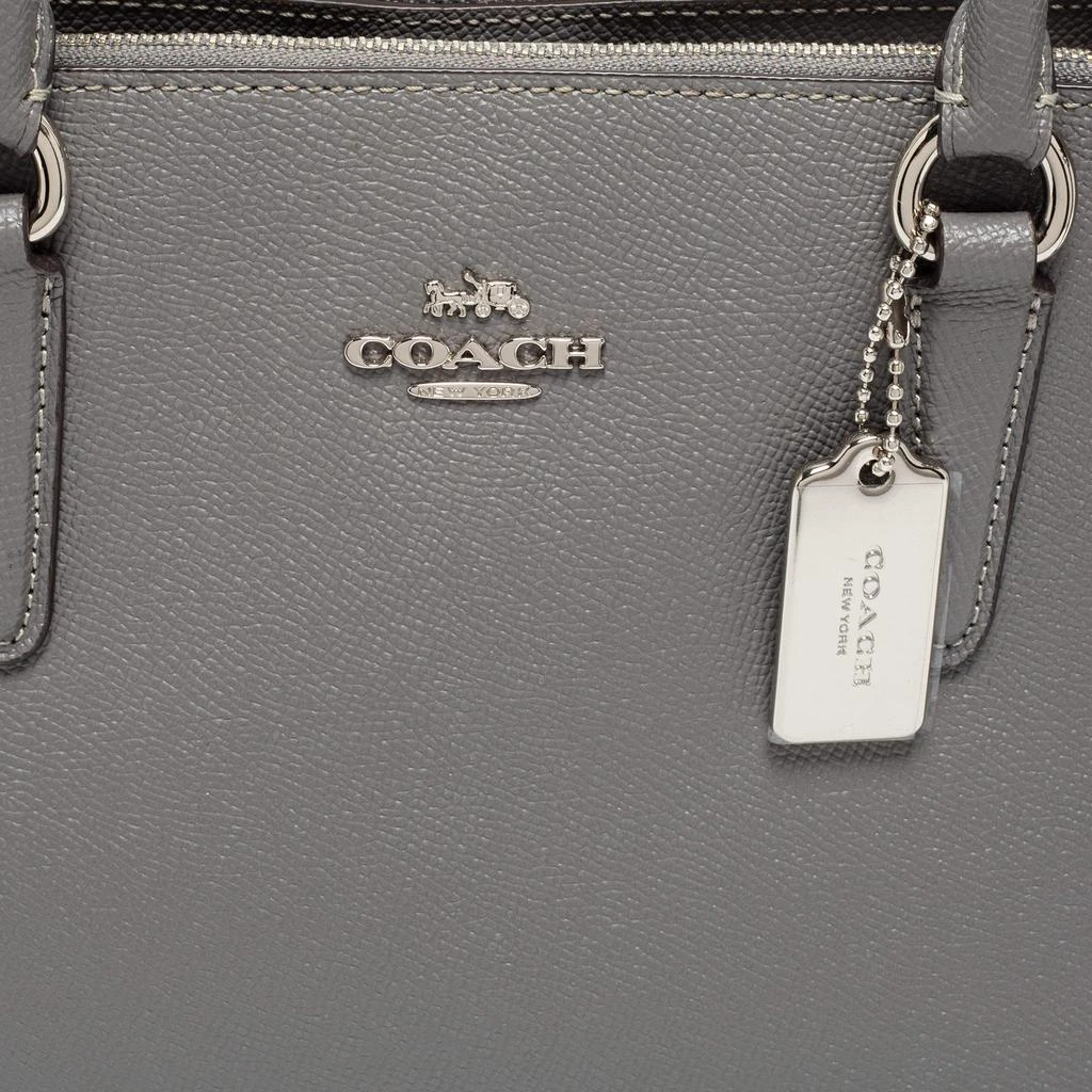 商品[二手商品] Coach|Coach Grey Leather Surrey Carryall Tote,价格¥1360,第5张图片详细描述