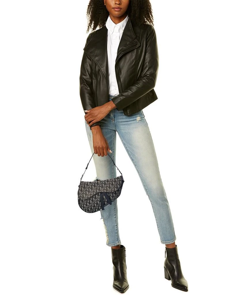 商品[二手商品] Dior|Dior Black Trotter Canvas Saddle Bag (Authentic Pre-Owned),价格¥19508,第1张图片详细描述