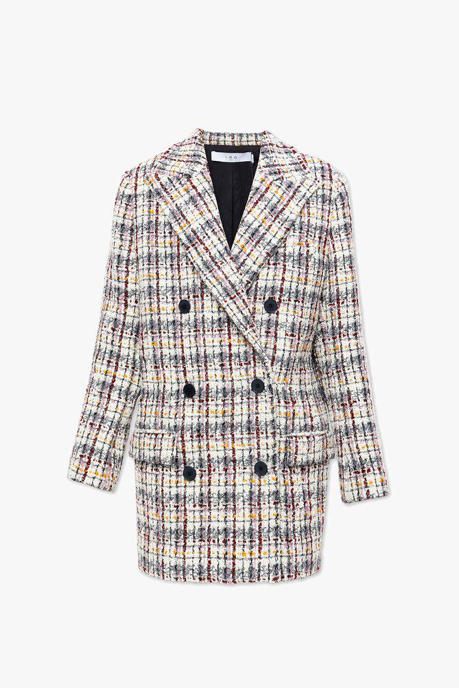 Iro Marton Buttoned Tweed Coat商品第1张图片规格展示