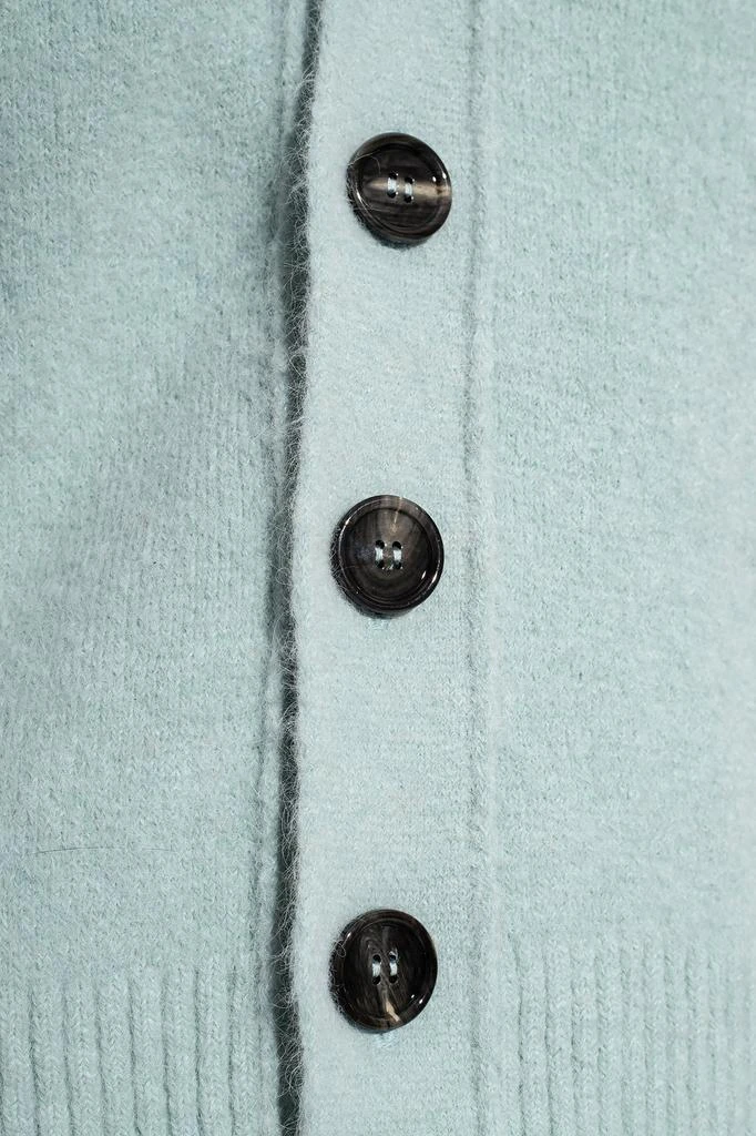 商品AMI|AMI Logo Intarsia Button-Up Cardigan,价格¥3456,第2张图片详细描述