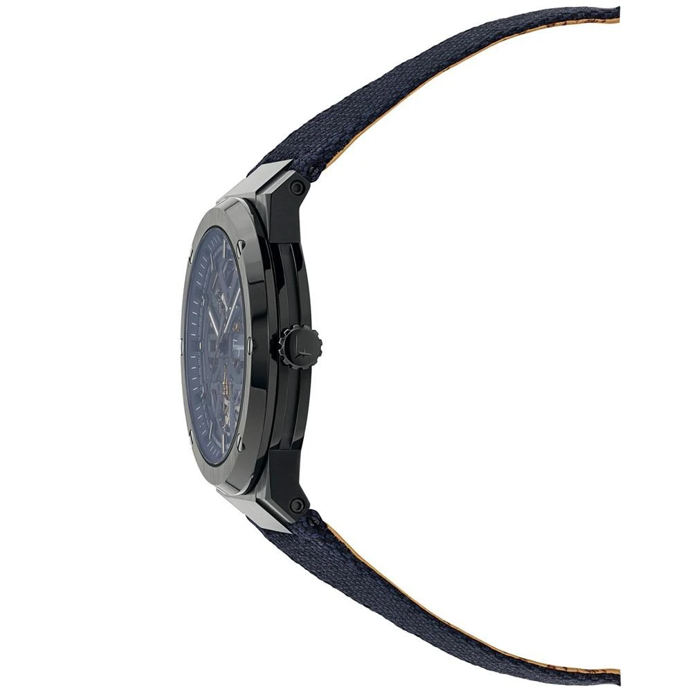 商品Salvatore Ferragamo|Men's Swiss Automatic F-80 Blue PET & Cork Strap Watch 41mm,价格¥17729,第2张图片详细描述