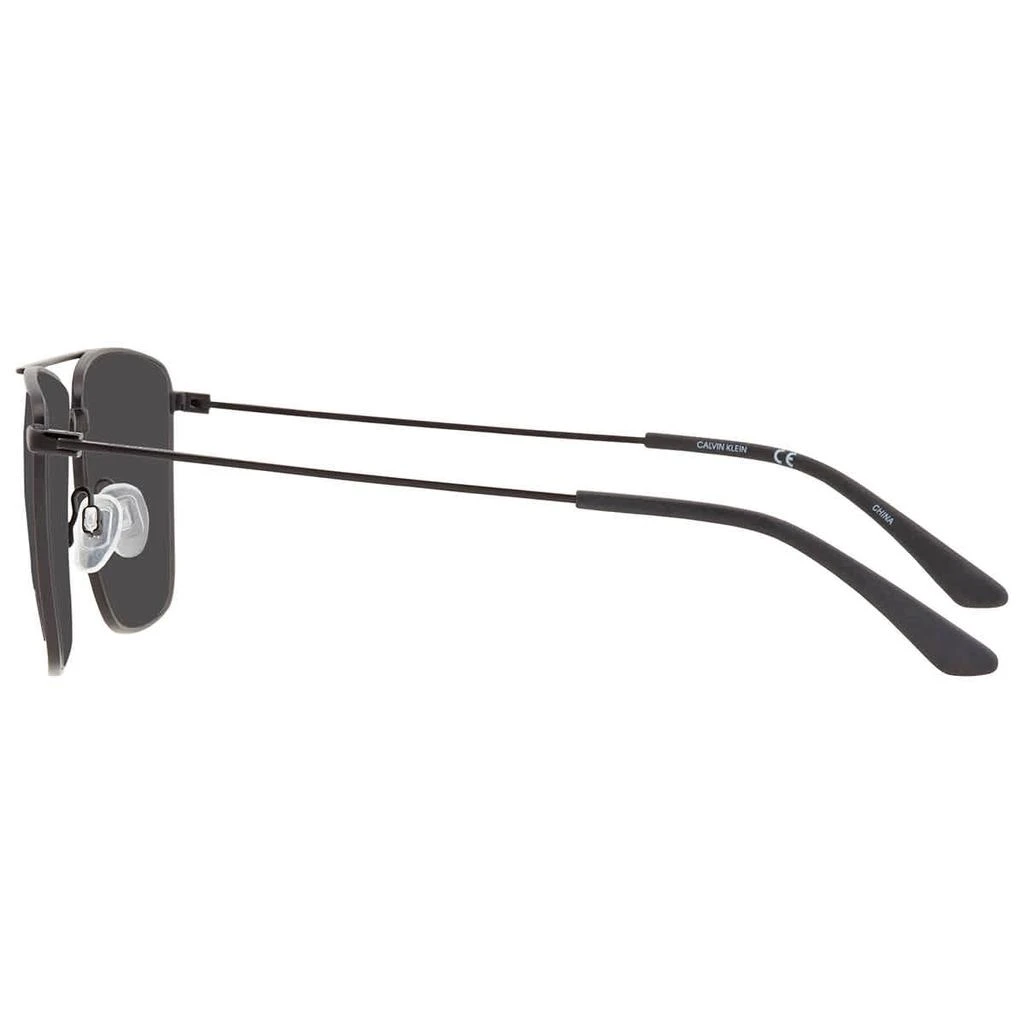 商品Calvin Klein|Calvin Klein Dark Grey Square Unisex Sunglasses CK21116S 006 58,价格¥299,第3张图片详细描述