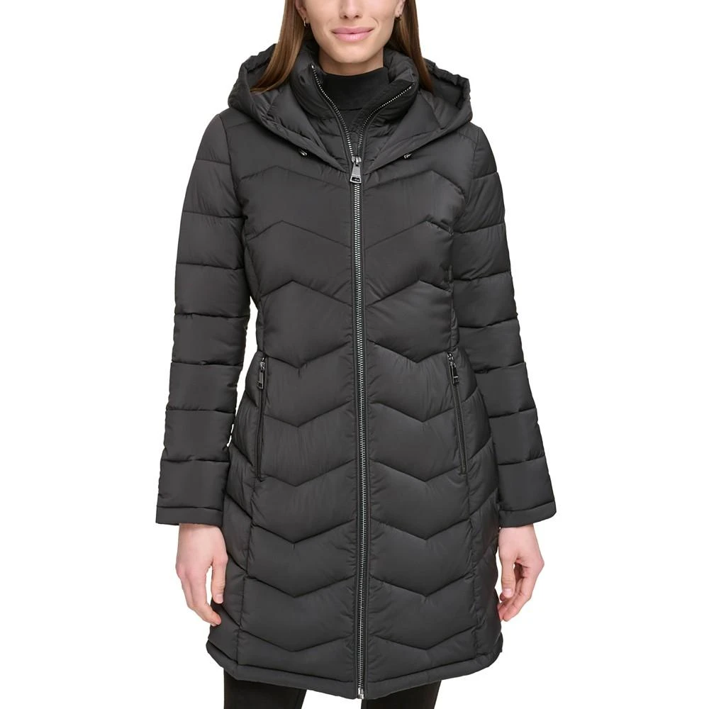 商品Calvin Klein|Women's Hooded Packable Puffer Coat,价格¥973,第1张图片